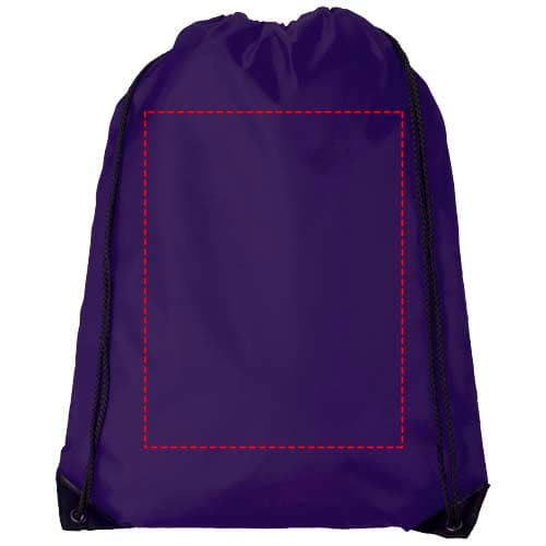 Oriole Premium Turnbeutel 5L – Druckbeispiel DTF Transfer 1 max. 100cm², 215 x 300 mm - Vorderseite
