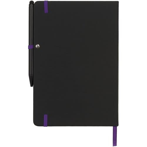 Noir Edge A5 Notizbuch mit farbigem Rand