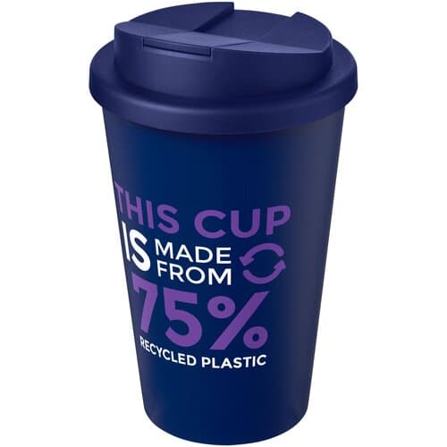 Americano® Eco 350 ml recycelter Becher mit auslaufsicherem Deckel