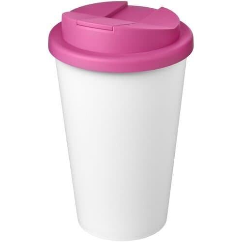 Americano® Eco 350 ml recycelter Becher mit auslaufsicherem Deckel