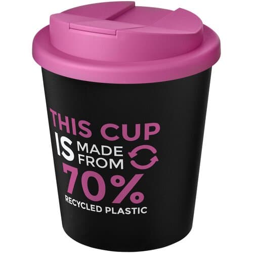 Americano® Espresso Eco 250 ml recycelter Isolierbecher mit auslaufsicherem Deckel