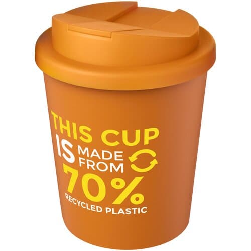 Americano® Espresso Eco 250 ml recycelter Isolierbecher mit auslaufsicherem Deckel