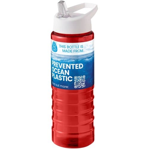 H2O Active® Eco Treble 750 ml Sportflasche mit Stülpdeckel