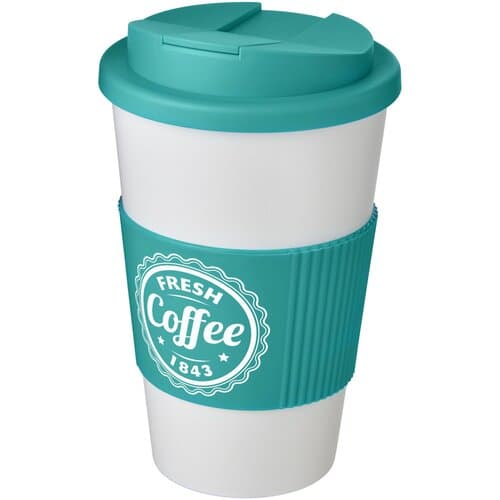 Americano® 350 ml Isolierbecher mit Schutzring & auslaufsicherem Schraubverschluss