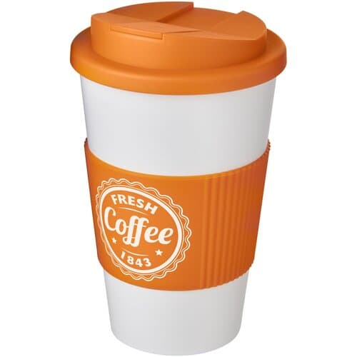 Americano® 350 ml Isolierbecher mit Schutzring & auslaufsicherem Schraubverschluss