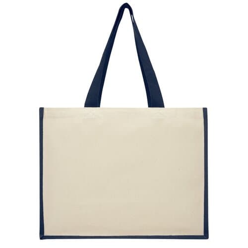 Varai 320 g/m Canvas und Jute Einkaufstasche 23L