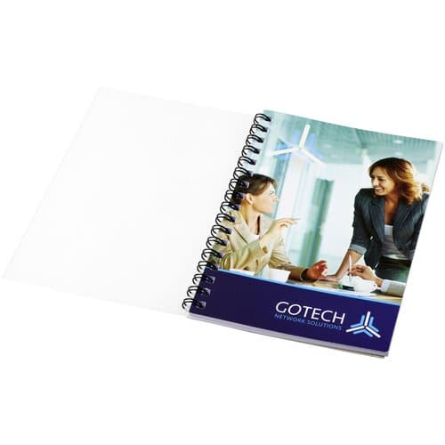 Desk-Mate® A6 Notizbuch mit Kunststoff Cover und Spiralbindung