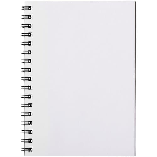 Desk-Mate® A6 Notizbuch mit Kunststoff Cover und Spiralbindung