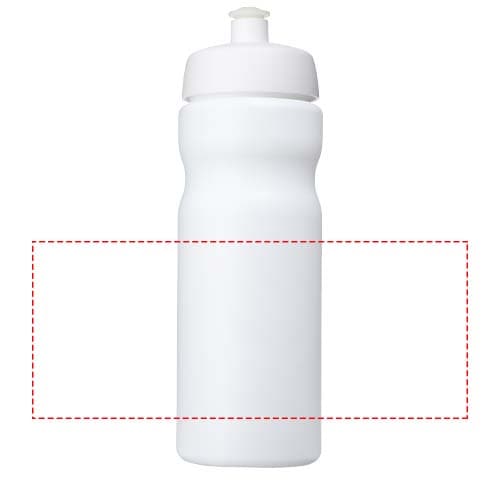Baseline® Plus 650 ml Sportflasche – Druckbeispiel Screenprint A special 2, 1-farbig, 220 x 90 mm - rundum