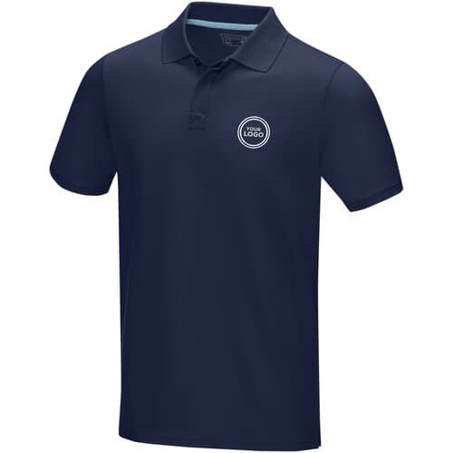 Graphite Poloshirt aus Bio-Baumwolle für Herren