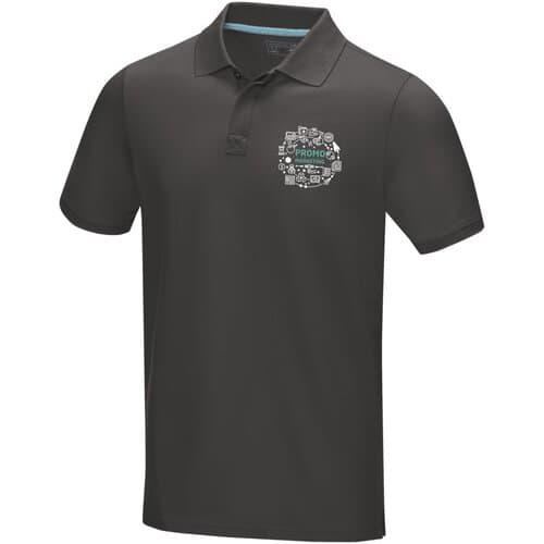 Graphite Poloshirt aus Bio-Baumwolle für Herren