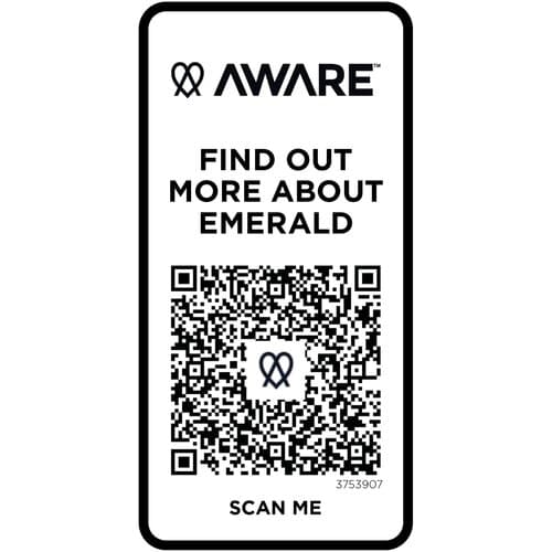 Emerald 200 g/m² Aware™ Polo Unisex aus recyceltem Material