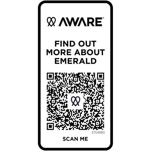Emerald 200 g/m² Aware™ Polo Unisex aus recyceltem Material