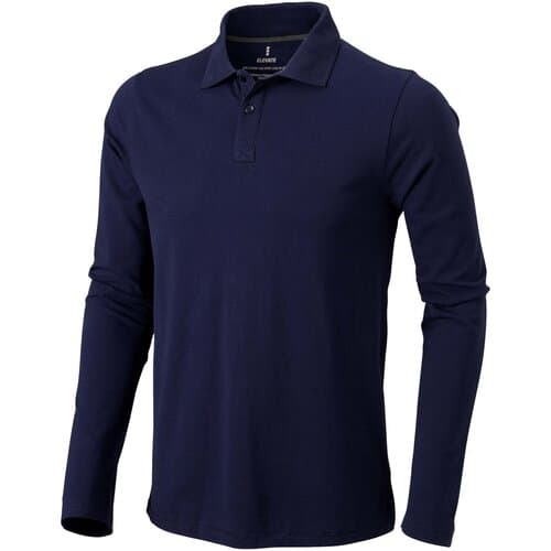 Calgary 180 g/m² Langarm Poloshirt für Herren