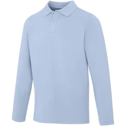 Calgary 180 g/m² Langarm Poloshirt für Herren
