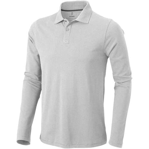 Calgary 180 g/m² Langarm Poloshirt für Herren