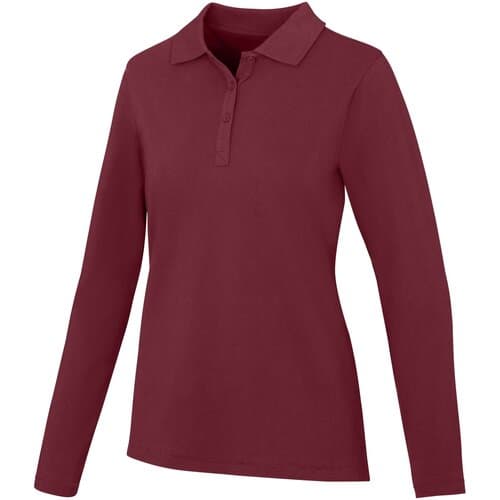 Calgary 180 g/m² Langarm Poloshirt für Damen