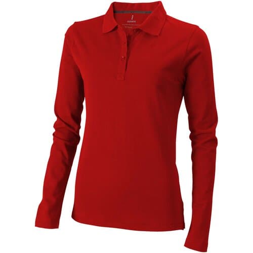 Calgary 180 g/m² Langarm Poloshirt für Damen