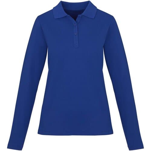 Calgary 180 g/m² Langarm Poloshirt für Damen
