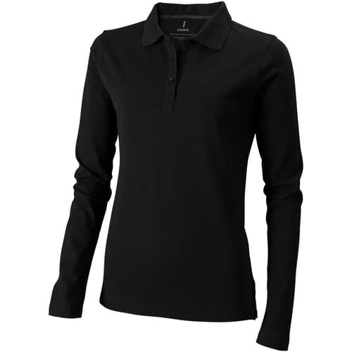 Calgary 200 g/m² Langarm Poloshirt für Damen
