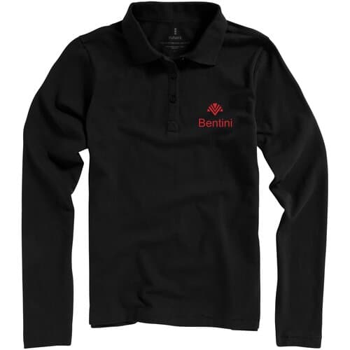Calgary 200 g/m² Langarm Poloshirt für Damen