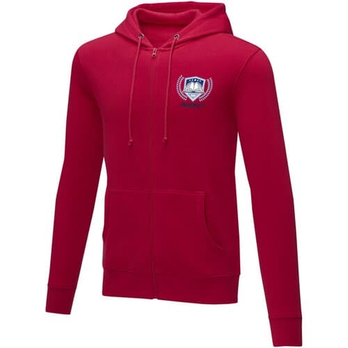 Charon 240 g/m² Herren Kapuzenpullover mit Reißverschluss