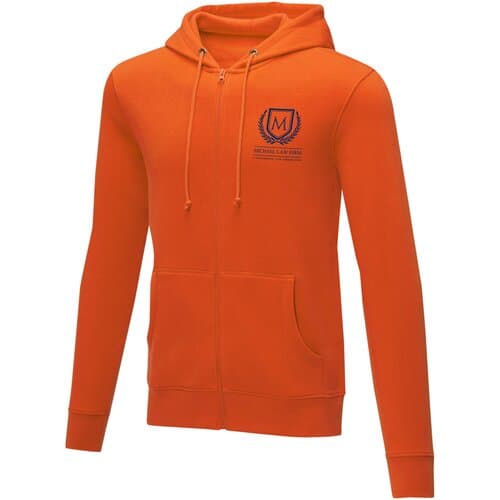 Charon 240 g/m² Herren Kapuzenpullover mit Reißverschluss