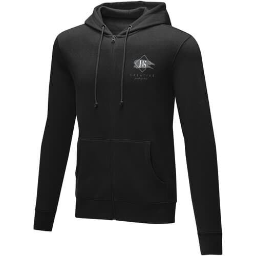 Charon 240 g/m² Herren Kapuzenpullover mit Reißverschluss
