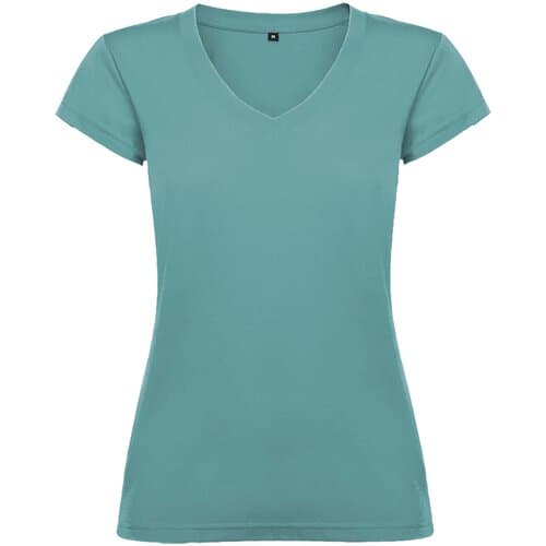 Victoria 155 g/m² T-Shirt mit V-Ausschnitt für Damen