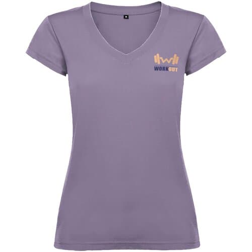Victoria 155 g/m² T-Shirt mit V-Ausschnitt für Damen