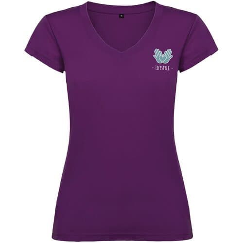 Victoria 155 g/m² T-Shirt mit V-Ausschnitt für Damen