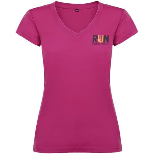 Victoria 155 g/m² T-Shirt mit V-Ausschnitt für Damen