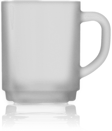 Glastasse Pub Mug satiniert
