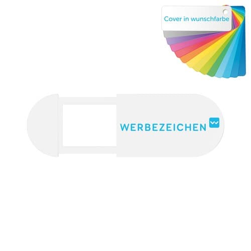 Webcam Cover in Blisterverpackung mit individuellem Logodruck T5