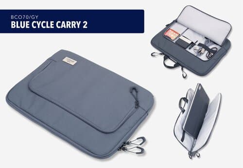TROIKA Laptoptasche BLUE CYCLE CARRY 2