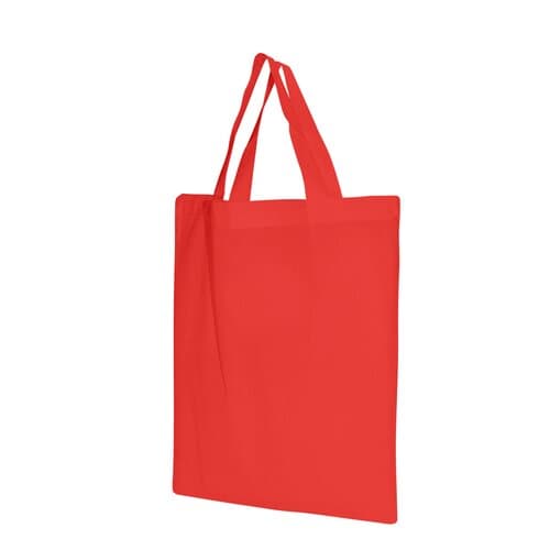 Baumwolltasche mit kurzen Griffen - 135 g/m² - 38 x 42 cm