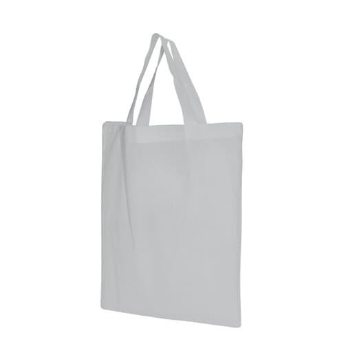 Baumwolltasche mit kurzen Griffen - 135 g/m² - 38 x 42 cm