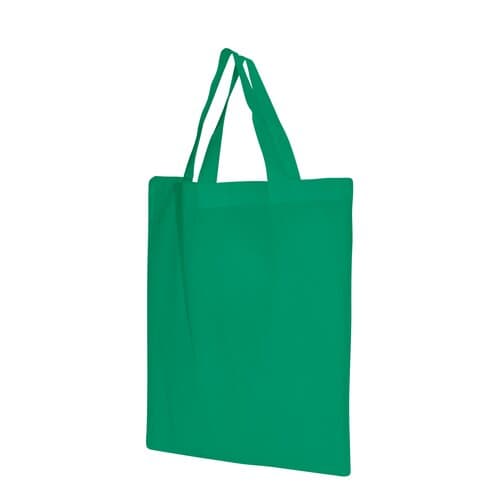Baumwolltasche mit kurzen Griffen - 135 g/m² - 38 x 42 cm