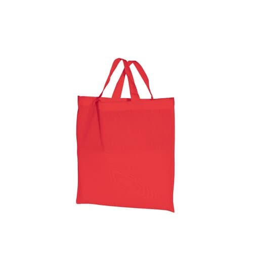 Baumwolltasche mit kurzen Griffen - 140 g/m² - 28 x 32 cm