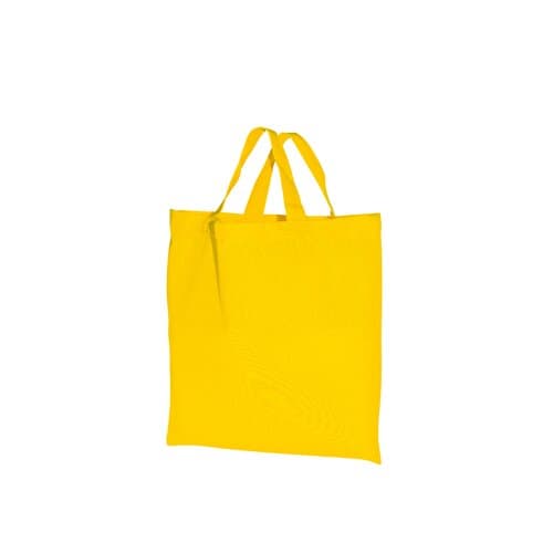 Baumwolltasche mit kurzen Griffen - 140 g/m² - 28 x 32 cm