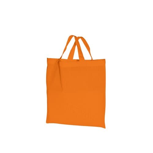 Baumwolltasche mit kurzen Griffen - 140 g/m² - 28 x 32 cm