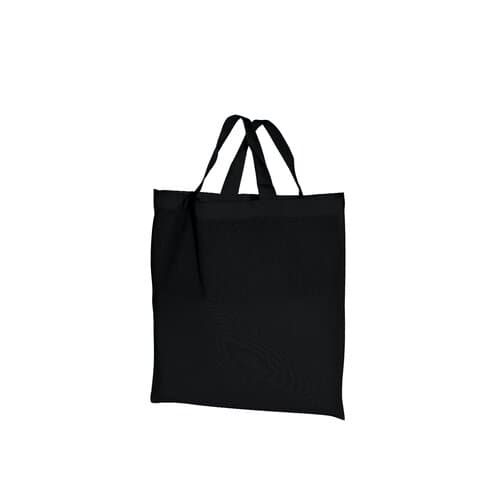 Baumwolltasche mit kurzen Griffen - 140 g/m² - 28 x 32 cm