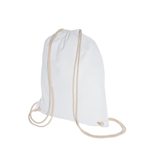 Baumwoll-Turnbeutel mit Tragekordeln - 135 g/m² - 38 x 46 cm