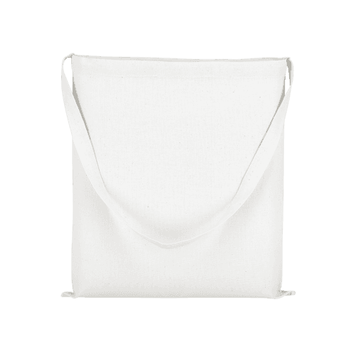 Baumwolltasche mit einem langen Griff - 135 g/m² - 38 x 42 cm