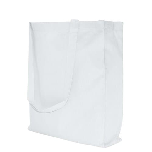 Baumwolltasche mit langen Griffen - 135 g/m² - 38 x 42 x 10 cm