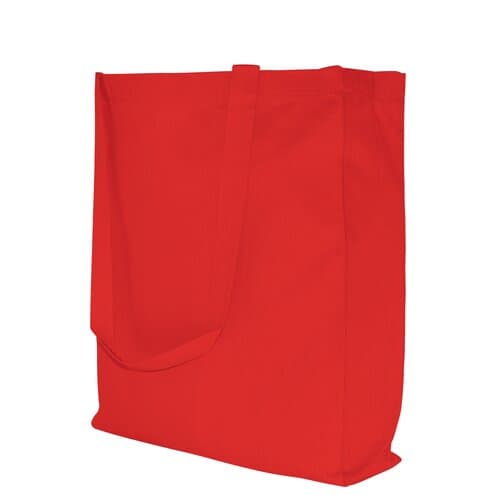 Baumwolltasche mit langen Griffen - 135 g/m² - 38 x 42 x 10 cm