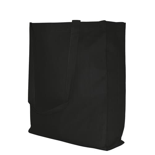 Baumwolltasche mit langen Griffen - 135 g/m² - 38 x 42 x 10 cm