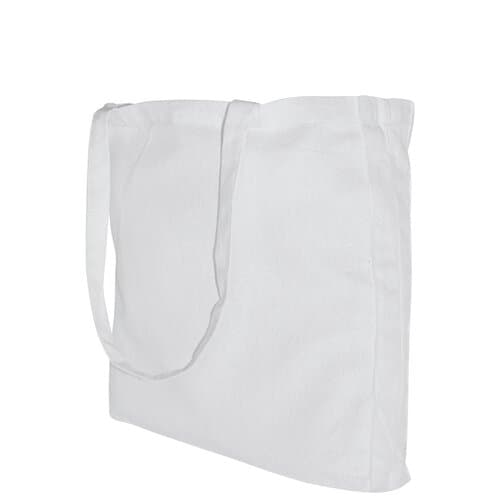 Baumwolltasche mit langen Griffen - 250 g/m² - 38 x 42 x 8 cm