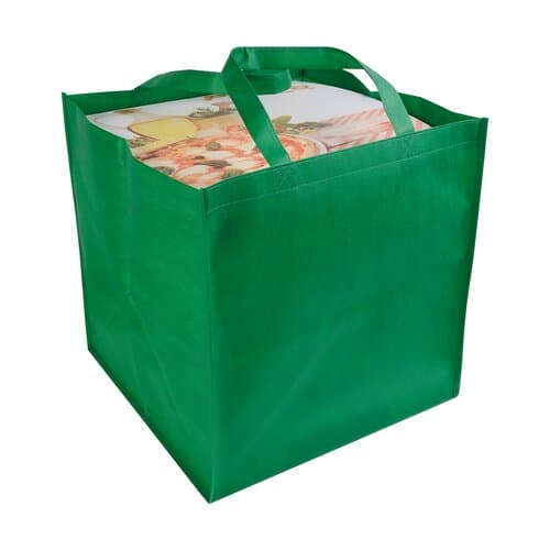 Non-Woven-Tasche mit kurzen Griffen - 80 g/m² - 36 x 36 x 37 cm
