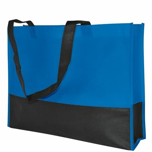 Non-Woven-Tasche mit langen Griffen - 80 g/m² - 38 x 29 x 10 cm